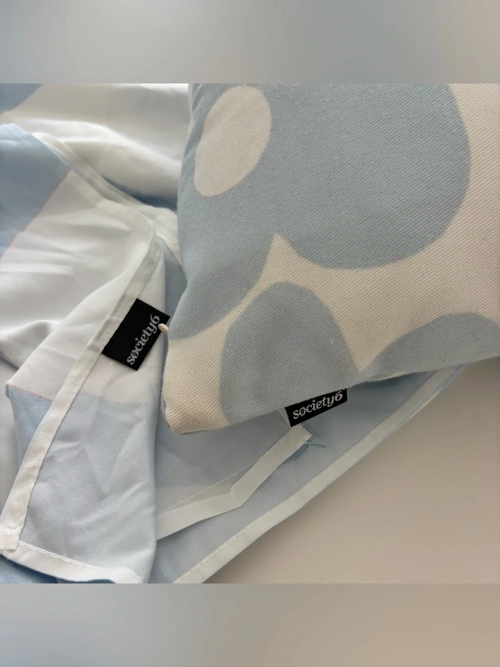 Society6 blue retro